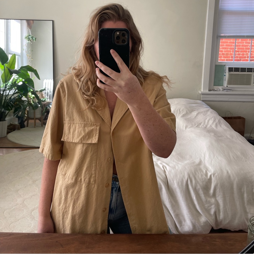 ASOS design oversized short sleeve camp shirt - Picture 2 of 5